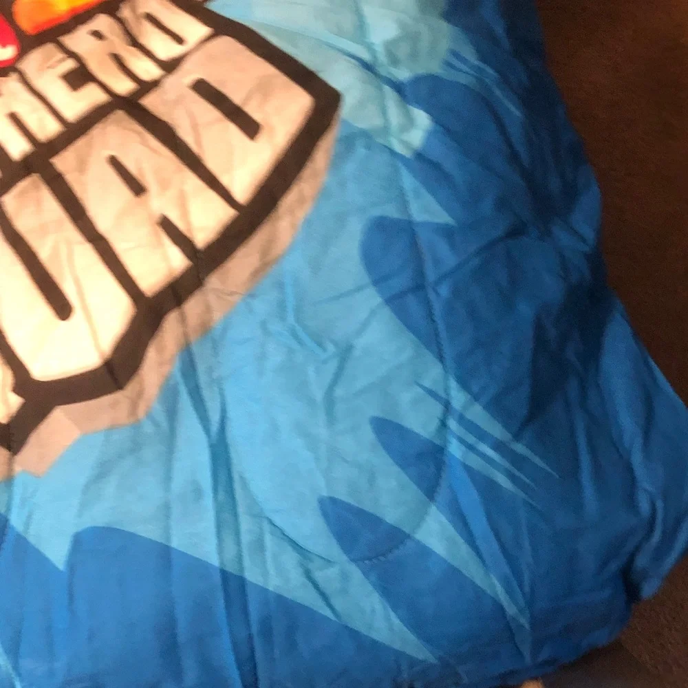 Marvel Kids Blue and Red Superhero Comforter